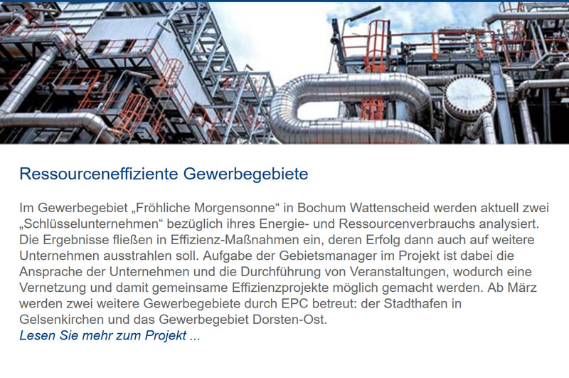 Ressourceneffiziente Gewerbegebiete